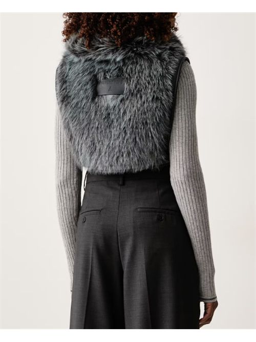 Gilet con effetto pelliccia e fondo regolabile Patrizia Pepe PATRIZIA PEPE | 2F0018-E077CB43